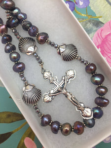 Divine Mercy, Freshwater Pearl Catholic Rosary